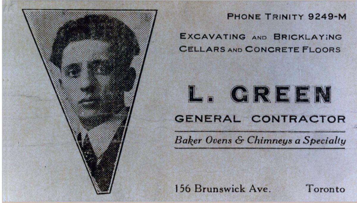 Louis Green business card