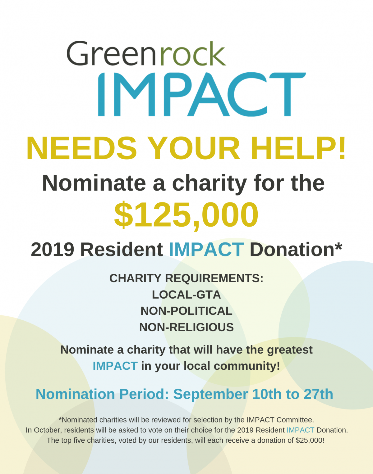 Greenrock 2019 IMPACT Donation