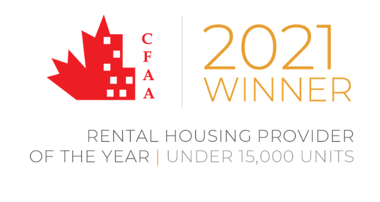 CFAA Rental Housing Provider of the Year Award logo